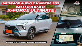 MITSUBISHI XFORCE ULTIMATE PASANG KAMERA 360 amp UPGRADE AUDIO DSP [upl. by Enogitna]