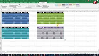 Excel  tabel opmaken [upl. by Eikcim]