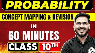 PROBABILITY in 60 minutes  Maths Chapter  15  Class 10th Boards [upl. by Crispen]