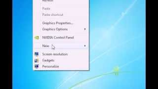 How to create a new file on the desktop in Windows 7 [upl. by Olivier]