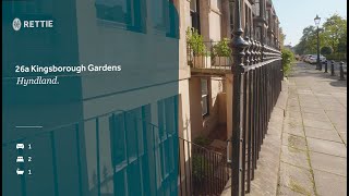 26a Kingsborough Gardens Hyndland Glasgow G12 9NJ [upl. by Baumbaugh114]