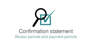 Confirmation statement review periods and payment periods explained [upl. by Einwahs255]