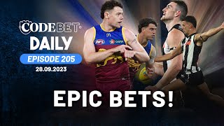 Mega AFL Grand Final Betting Preview  Pies vs Lions Best Bets [upl. by Aretahs349]