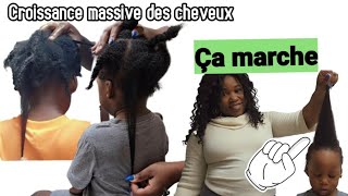 Croissance incroyable en 3 mois  Traitement et routine capillaire pour adultes et enfants [upl. by Hanyaz]