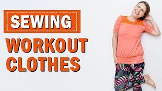 I made new workout clothes  Tips amp Tricks for Sewing Activewear [upl. by Prosser]