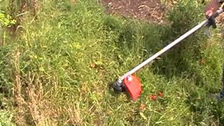 Oleo Mac Petrol StrimmersBrushcutters Demonstration [upl. by Ecinom869]