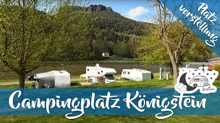 Campingplatz Königstein an der Elbe in der Sächsischen Schweiz Nähe der Bastei in Rathen [upl. by Erdei]