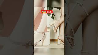 😱New designing sandal heel 😍👠 fashion heel shoes 😱trending shortviralvideo tiktok [upl. by Norrek]