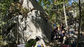 Outdoor Bouldering at Stone Fort PT2 101224 [upl. by Acira]