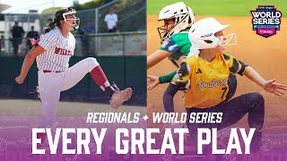 EVERY GREAT PLAY from Regionals to Little League Softball World Series 2024 [upl. by Tyrrell]