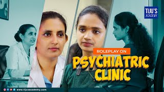 OET Speaking  Role Play on Psychiatric Clinic  Tiju’s Academy [upl. by Sidras]