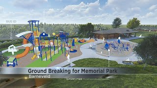 Groundbreaking Held for Barneveld Memorial Park Renovations [upl. by Name548]