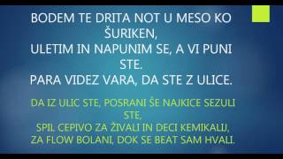 Drill  Tramontana BesedLyrics [upl. by Anaujat371]