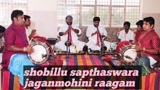 SHOBILLU SAPTHASWARAJAGANMOHINI RAGAM [upl. by Las544]