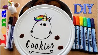 Pummeleinhorn Keks Dose machen 🦄 How to make a unicorn cookie jar DIY [upl. by Lede]