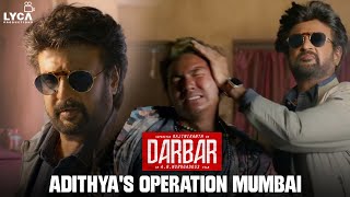 Adithyas Operation Mumbai  Darbar Hindi  Rajinikanth  Nayanthara  Nivetha Thomas  Lyca [upl. by Calbert]