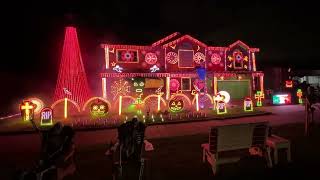 Halloween Light Show  Tiesto  Lay Low [upl. by Eidac]