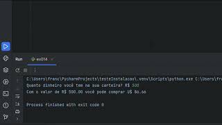 Resolvendo exercícios fáceis em python  conversor de moeda tinta pintar parede [upl. by Soutor432]