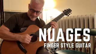 Nuages Fingerstyle Guitar study 1  Django Reinhardt cover [upl. by Lanti]