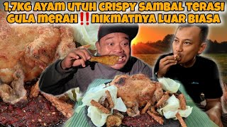 AYAM UTUH CRISPY 17KG DENGAN SAMBAL TERASI GULA MERAH SANGAT NIKMAT SEKALI [upl. by Deeanne272]