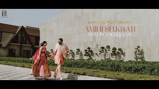 Aminesh amp Krati  Wedding Highlights  Rass by Vrindavan  Indore 2023 [upl. by Grenier124]