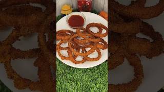 Crispy Onion Rings Recipe shortfeed youtubeshorts trendingshorts onionrings nastarecipe love [upl. by Nuriel]