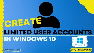 How to SetUp Limited User Accounts in Windows 10 [upl. by Aknaib]