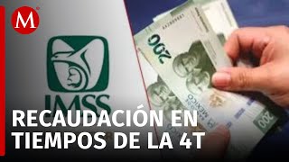 IMSS aumenta en 59 la recaudación de cuotas obreropatronales [upl. by Vashtee]