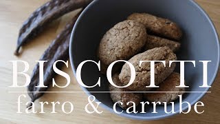 biscotti carruba e nocciole  CasaSuperStar [upl. by Brotherson]