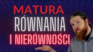 Równania i nierówności podstawy PEWNIAK równania i nierówności cz1 MATURA PODSTAWA [upl. by Atiuqrahs804]