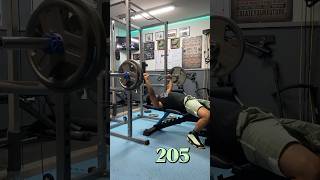 Bench Press Warm Ups benchpress chestworkout chest powerlifting strength fitness power gym [upl. by Kovacev]