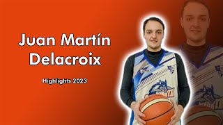 Juan MDelacroix Highlights 2023  Club San Martín de Curuzú Cuatiá  Liga Pre Federal de Básquet [upl. by Ynetsed145]