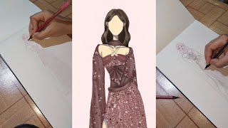 Draw A Fashion Illustration With Me  Part 8 FULL [upl. by Blandina]