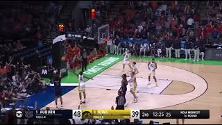 Auburn PG Tre Donaldson vs Iowa [upl. by Adnawed]