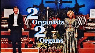 Toccata amp Fugue in d minor for Two Organists BWV 565  Diane Bish amp Simon Preston at Coral Ridge [upl. by Mchail]