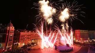 Ruggieri  Ouverture Carnaval de Nice 2014  Spectacle Pyrotechnique [upl. by Parris]