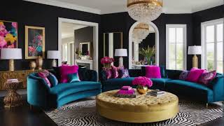 Maximalist Magic Eclectic Glamorous Bohemian amp Modern Living Room Ideas [upl. by Cory]