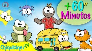 60 minutos de música infantil  ChiquitinesTV [upl. by Ydissahc9]