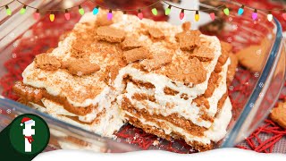 Creamy speculoos tiramisu with orange cream mascarpone and cinnamon [upl. by Odrarej951]