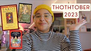 welcome to thothtober how im studying thoth tarot this month books decks and more [upl. by Emlynne421]