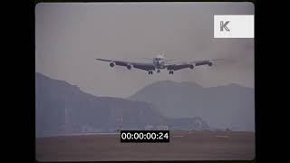 1960s Hong Kong Kai Tak Airport Pan Am 707 [upl. by Oj667]