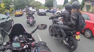 Baildon Harley ride start 250824 [upl. by Elum]