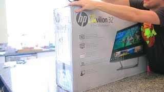 New Review HP Monitors HP Pavilion 32inch QHD WideViewing Angle Display [upl. by Garwin]