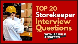 Storekeeper Interview Questions and Answers for 2024 [upl. by Robyn]