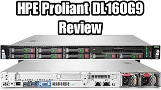 HPE Proliant DL160G9 обзор memory upgrade ILO installation [upl. by Willy]