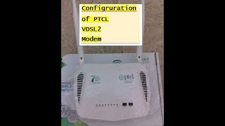 How To Configure PTCL VDSL2 Modem [upl. by Oremar731]