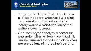 Psychoanalytic Criticism [upl. by Coffeng]