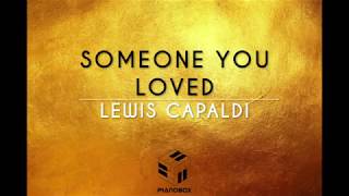 Someone You Loved Original Key  Lewis Capaldi Piano Backing Track [upl. by Clint937]