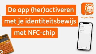 Activeren App met je identiteitsbewijs met NFCchip  Digitaal bankieren Hoe werkt het  ING [upl. by Kimmie278]