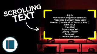 How to Add Scrolling Text in Shotcut [upl. by Attenwahs654]
